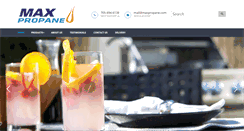 Desktop Screenshot of maxpropane.com